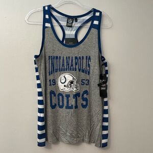 NFL Indianapolis Colts Blue and Gray Sleeveless Jersey
